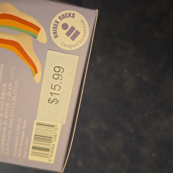 ❤️BUY 2 GET 1 FREE Eat My Socks Rainbow Cake Unisex Socks, Retail $15.99US - Picture 8 of 14